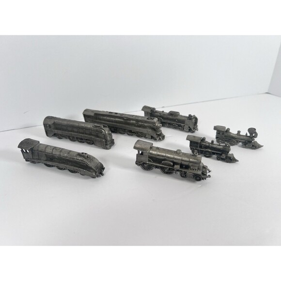 Franklin Mint Pewter Locomotives The World’s Greatest Locomotives Collection VTG - Picture 1 of 13